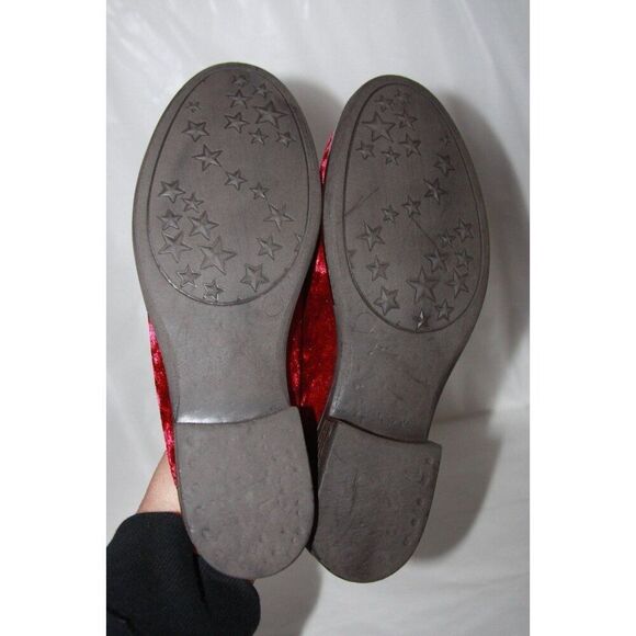 Sbicca Women's 8 Citrine wine velvet mules - Picture 5 of 5